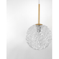 Nova Luce 9260211 Mirano G9 Pendelleuchte Gold, Transparent 