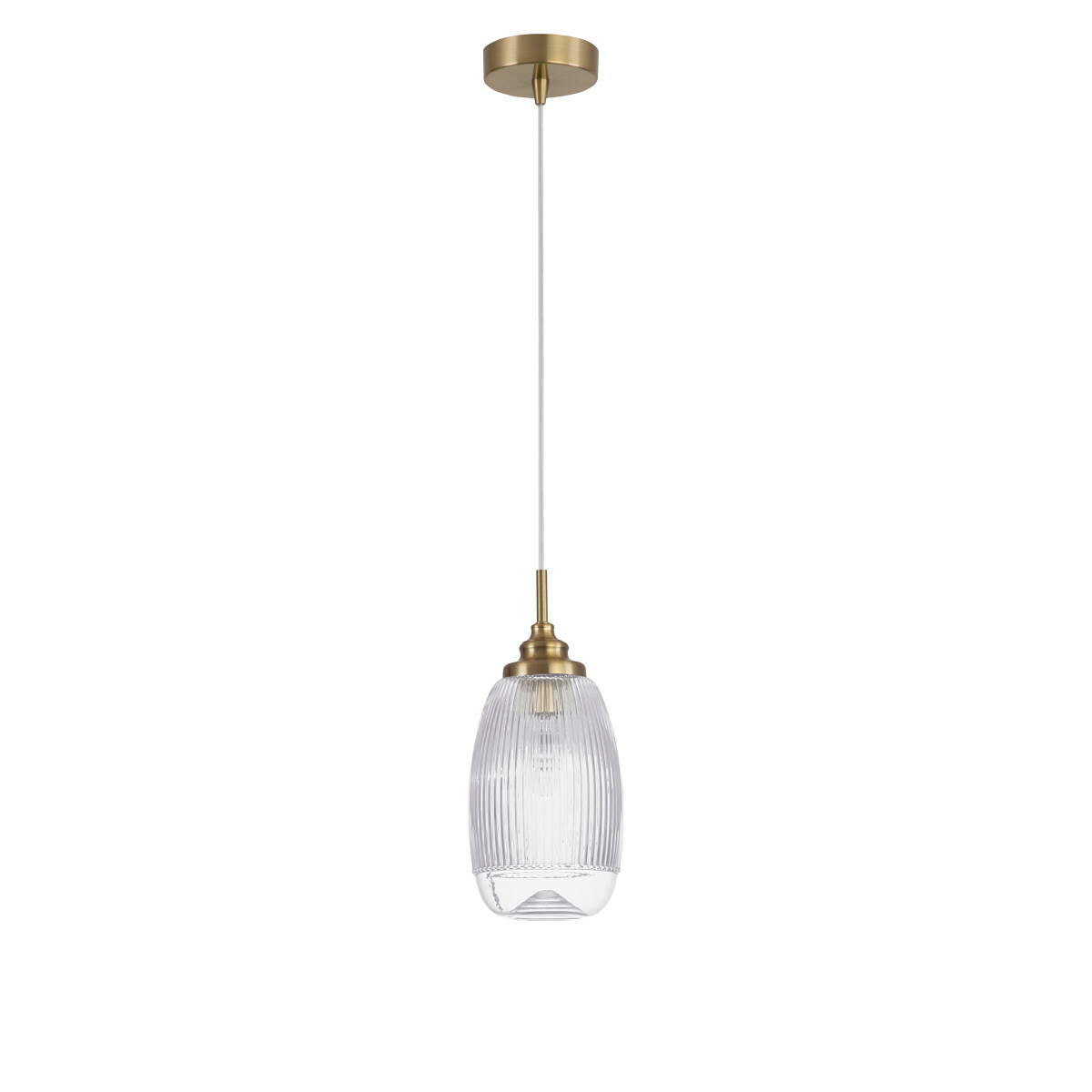 Nova Luce 9738212 Mond E14 Pendelleuchte Gold, Transparent