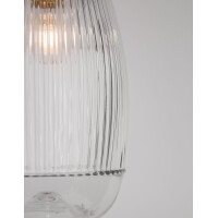 Nova Luce 9738212 Mond E14 Pendelleuchte Gold, Transparent 3