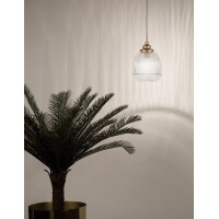 Nova Luce 9738210 Mond E14 Pendelleuchte Gold, Transparent 2