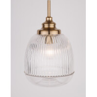 Nova Luce 9738210 Mond E14 Pendelleuchte Gold, Transparent 4