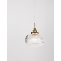 Nova Luce 9738211 Mond E14 Pendelleuchte Gold, Transparent 2