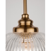Nova Luce 9738211 Mond E14 Pendelleuchte Gold, Transparent 4