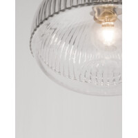 Nova Luce 9738211 Mond E14 Pendelleuchte Gold, Transparent 5