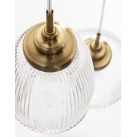 Nova Luce 9731214 Mond E14 Pendelleuchte Gold, Transparent 5