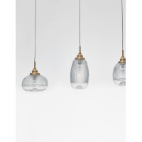 Nova Luce 9731216 Mond E14 Pendelleuchte Gold, Transparent 2