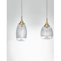 Nova Luce 9731216 Mond E14 Pendelleuchte Gold, Transparent 3