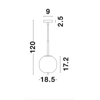 Nova Luce 9624064 Lato E14 Pendelleuchte Gold, Weiß 5