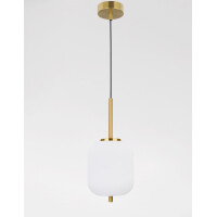 Nova Luce 9624065 Lato E14 Pendelleuchte Gold, Weiß 3