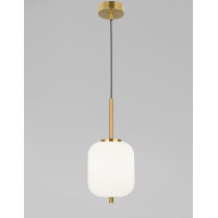 Nova Luce 9624065 Lato E14 Pendelleuchte Gold, Weiß 4