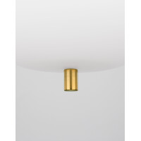 Nova Luce 9624065 Lato E14 Pendelleuchte Gold, Weiß 6