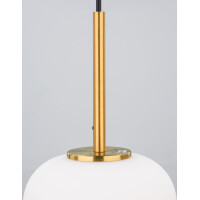 Nova Luce 9624065 Lato E14 Pendelleuchte Gold, Weiß 7