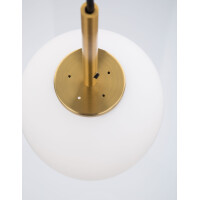 Nova Luce 9624066 Lato E14 Pendelleuchte Gold, Weiß 5