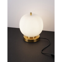 Nova Luce 9624084 Lato E14 Tischleuchte Gold, Weiß 2
