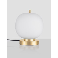 Nova Luce 9624084 Lato E14 Tischleuchte Gold, Weiß 3