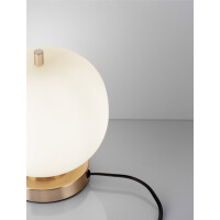 Nova Luce 9624084 Lato E14 Tischleuchte Gold, Weiß 6