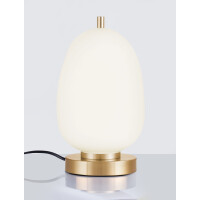 Nova Luce 9624088 Lato E14 Tischleuchte Gold, Weiß 4