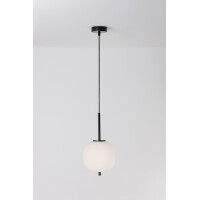 Nova Luce 9624074 Lato E14 Pendelleuchte Schwarz, Weiß