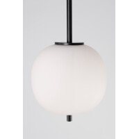Nova Luce 9624074 Lato E14 Pendelleuchte Schwarz, Weiß
