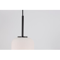 Nova Luce 9624075 Lato E14 Pendelleuchte Schwarz, Weiß