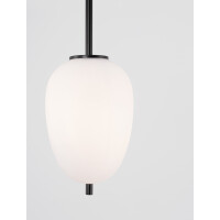 Nova Luce 9624076 Lato E14 Pendelleuchte Schwarz, Weiß