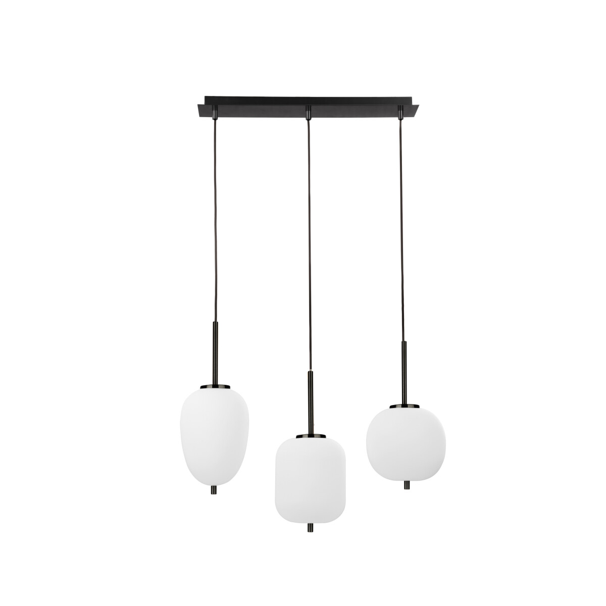Nova Luce 9624099 Lato E14 Pendelleuchte Schwarz, Weiß