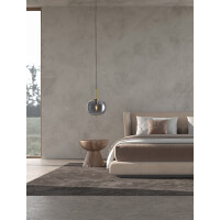 Nova Luce 9624079 Lato E27 Pendelleuchte Gold, Rauchiggrau 2