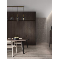 Nova Luce 9624083 Lato E14 Pendelleuchte Gold, Rauchiggrau 2