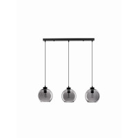 Nova Luce 9241150 Palmer E27 Pendelleuchte Schwarz,...