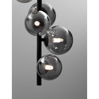Nova Luce 9028859 Odillia G9 Pendelleuchte Schwarz, Rauchigg