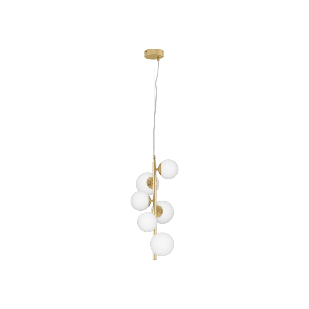 Nova Luce 9028860 Odillia G9 Pendelleuchte Gold, Weiß
