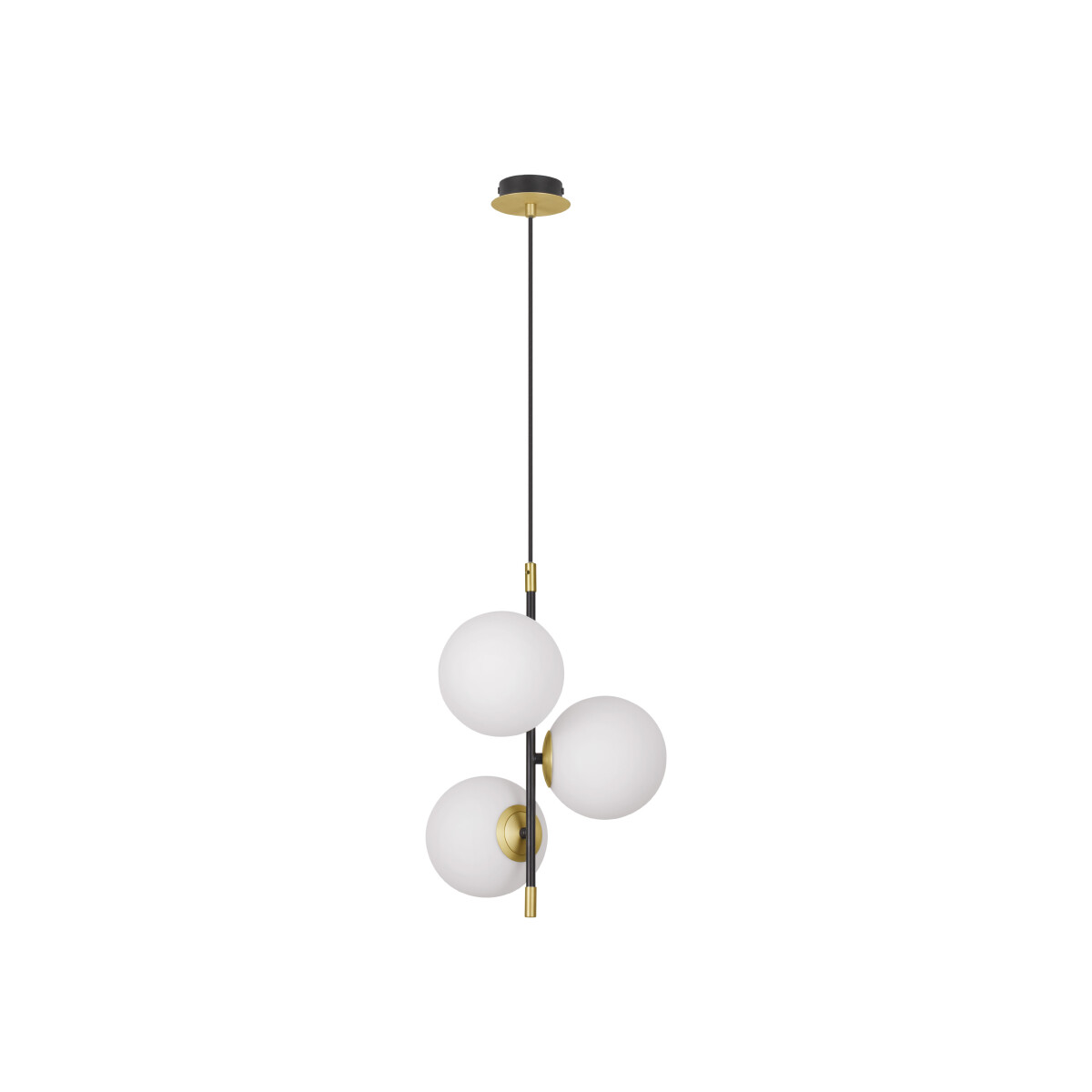 Nova Luce 9009294 Git G9 Pendelleuchte Gold, Weiß, Schwarz