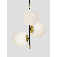 Nova Luce 9009294 Git G9 Pendelleuchte Gold, Weiß, Sch