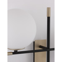 Nova Luce 9009297 Git G9 Wandleuchte Gold, Weiß, Schwa