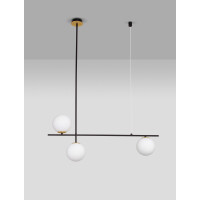 Nova Luce 9009295 Git G9 Pendelleuchte Gold, Weiß, Sch