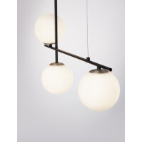 Nova Luce 9009295 Git G9 Pendelleuchte Gold, Weiß, Sch