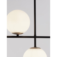 Nova Luce 9009295 Git G9 Pendelleuchte Gold, Weiß, Sch