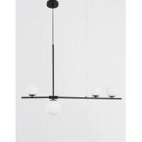 Nova Luce 9100441 Impero G9 Pendelleuchte Schwarz, Wei&szlig