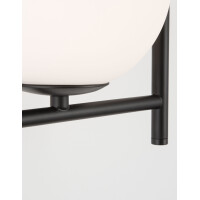 Nova Luce 9190421 Impero G9 Wandleuchte Schwarz, Weiß 