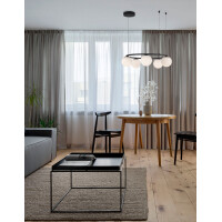Nova Luce 9919603 Joline LED Pendelleuchte Schwarz, Wei&szli