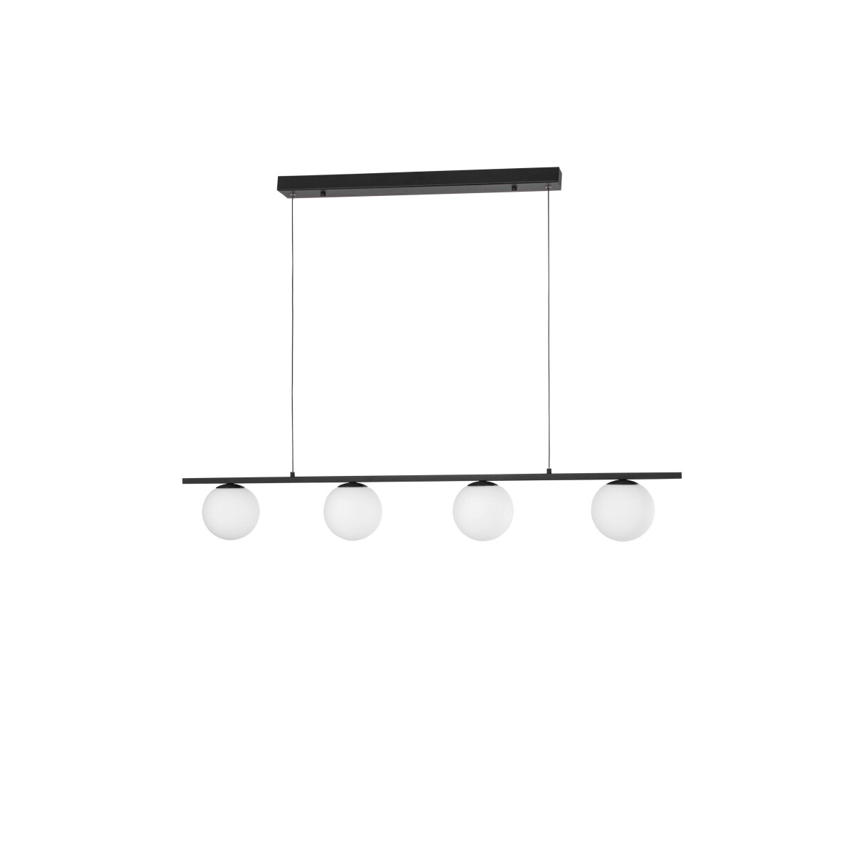 Nova Luce 9919604 Joline LED Pendelleuchte Schwarz, Weiß