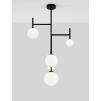 Nova Luce 9043304 Licato G9 Pendelleuchte Schwarz, Wei&szlig