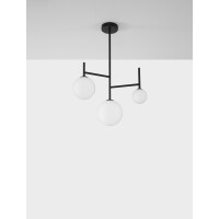 Nova Luce 9043305 Licato G9 Pendelleuchte Schwarz, Wei&szlig