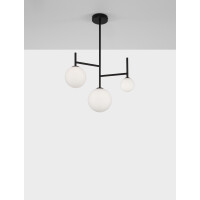 Nova Luce 9043305 Licato G9 Pendelleuchte Schwarz, Wei&szlig