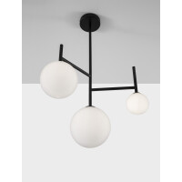 Nova Luce 9043305 Licato G9 Pendelleuchte Schwarz, Wei&szlig