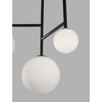 Nova Luce 9043305 Licato G9 Pendelleuchte Schwarz, Wei&szlig