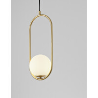 Nova Luce 9988170 Obitar G9 Pendelleuchte Gold, Weiß 2