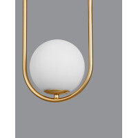 Nova Luce 9988170 Obitar G9 Pendelleuchte Gold, Weiß 3