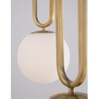Nova Luce 9191201 Grus E27 Pendelleuchte Gold, Weiß 4