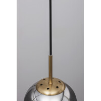 Nova Luce 9426751 Spada E27 Pendelleuchte Gold, Schwarz, Rau